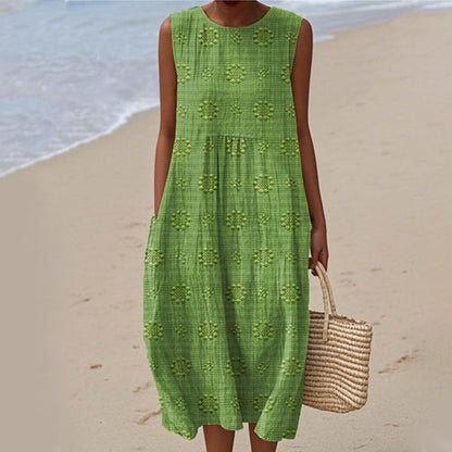 Női lezser ujjatlan ruha