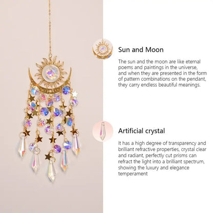 🌙Holdkristály Kültéri Amulett