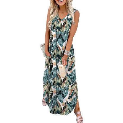 【M-3XL】🏖️Nyári strand nyomtatott ruha