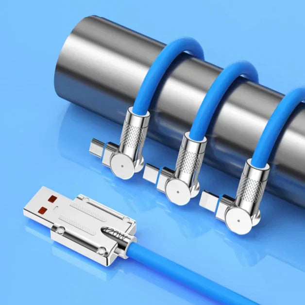 3 az 1-ben forgatható töltőkábel