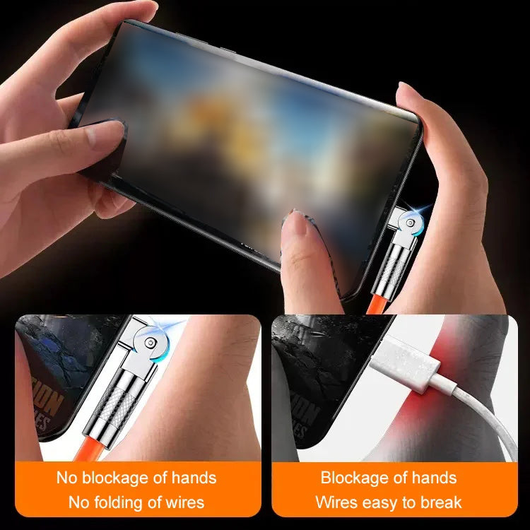 3 az 1-ben forgatható töltőkábel