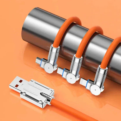 3 az 1-ben forgatható töltőkábel