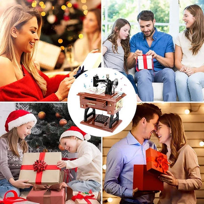 Mini fa varrógép zenedoboz