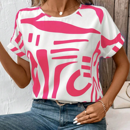 Női rövid ujjú, hétköznapi póló