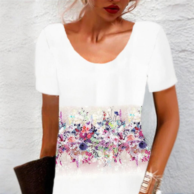 Női mindennapi virágos ruha