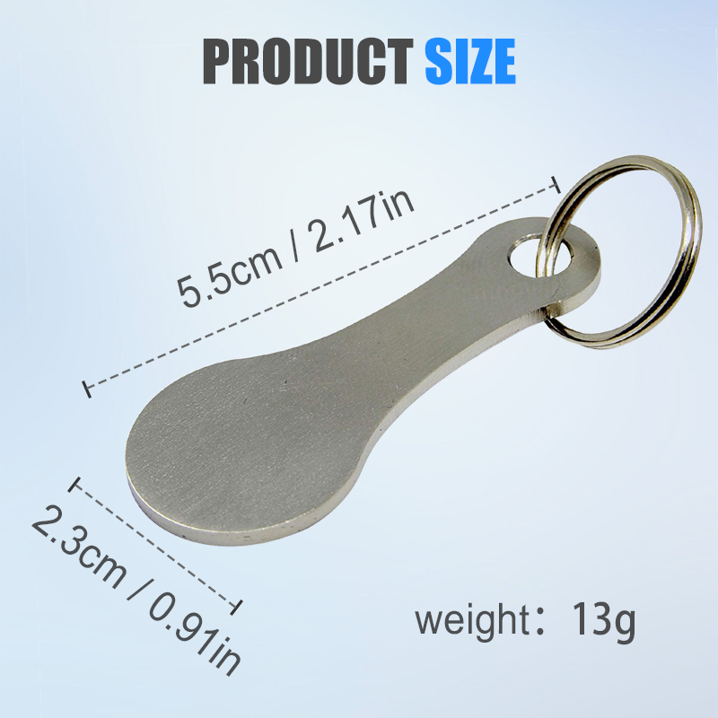 🔥Vásárolj 1-et, kapsz 2-t ingyen🔥 Rozsdamentes acél bevásárlókosár kulcs