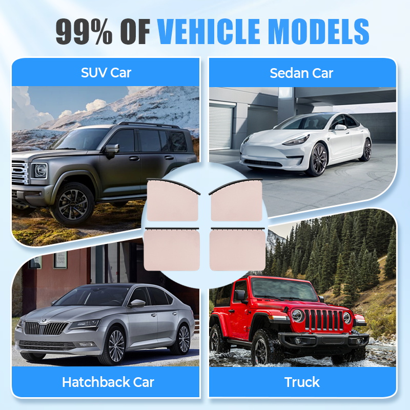 Autóablak-függöny, járműbe szerelhető napellenző függöny