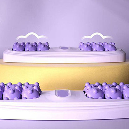 💜🦶 Hordozható dupla lábfürdő masszírozó – pihenés bárhol és bármikor