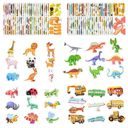 🎨3D oktató rejtvények gyerekeknek