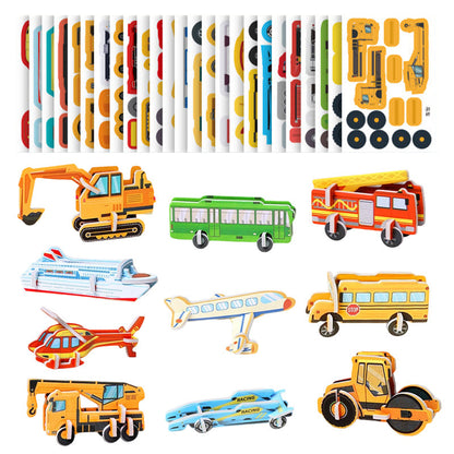 🎨3D oktató rejtvények gyerekeknek