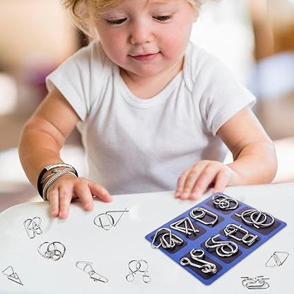 🔥Oktató jellegű intellektuális játékok IQ játékok, fém fejtörők