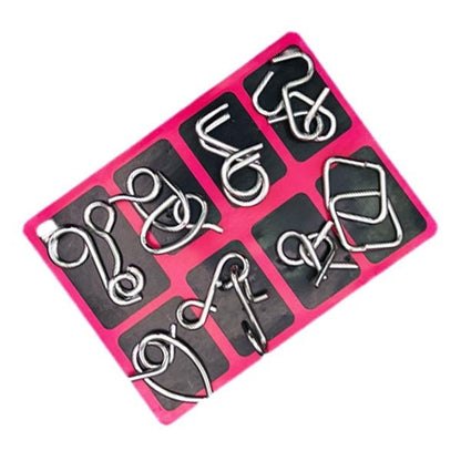 🔥Oktató jellegű intellektuális játékok IQ játékok, fém fejtörők