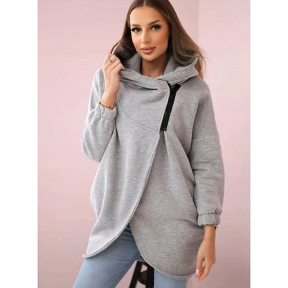 😍 (S-4XL) 🌼 Női túlméretezett vastag kapucnis pulcsi
