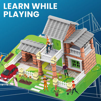 🏠Összeszerelhető mini épület építőkészlet