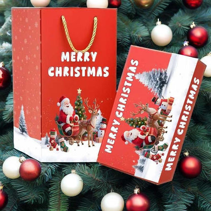 🎅 Egyedi összecsukható karácsonyi ajándékdoboz🎄✨