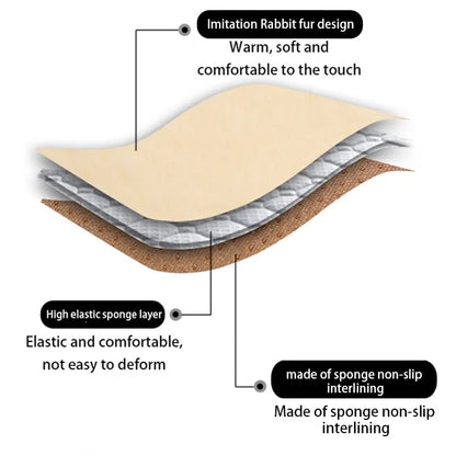 🔥🚗Plüss autósüléspárna