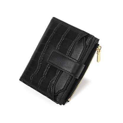 ✨ Női Kompakt Egyszínű Pénztárca 🥰👛