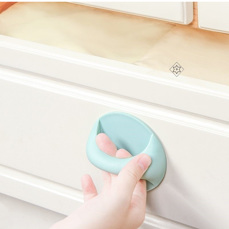 🏠Tartós, öntapadó, kerek ajtókilincsek❤️