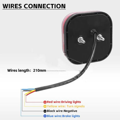 Egy pár nagy teherbírású LED-es hátsó lámpa