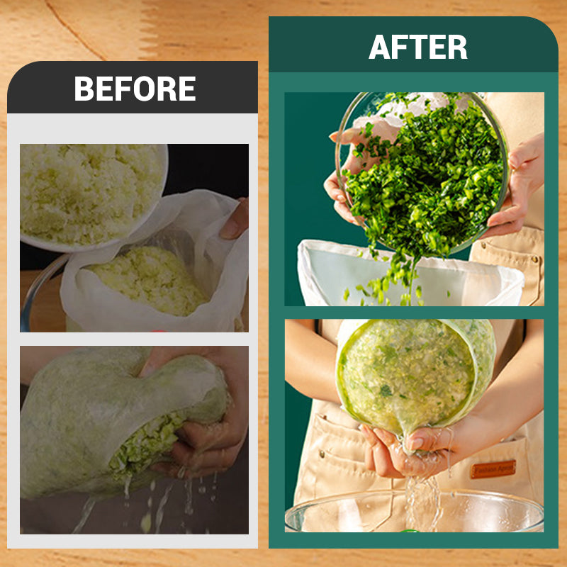 🎁✨Forró eladás🔥Multifunkcionális szűrő és lecsöpögtető zsák - A konyhai must-have!