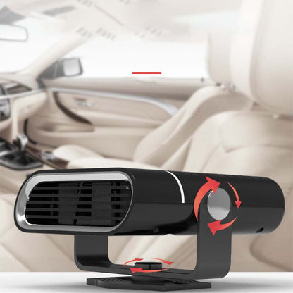 ❄️🚗 Hordozható 2-in-1 360° forgó autófűtő