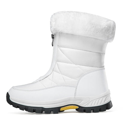 【EU36-42】❄️Téli női PU csizma pamut és polár béléssel