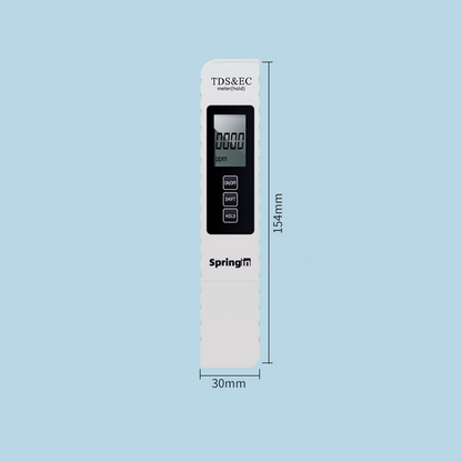 ✨ 3 az 1-ben TDS vízminőség-mérő – pH-érték, klór és keménység mérésére, LCD kijelzővel, medencékhez és akváriumokhoz 🌊📱