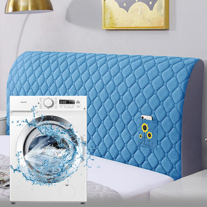 💥 Rugalmas, kárpitozott fejtámla huzat🛏️