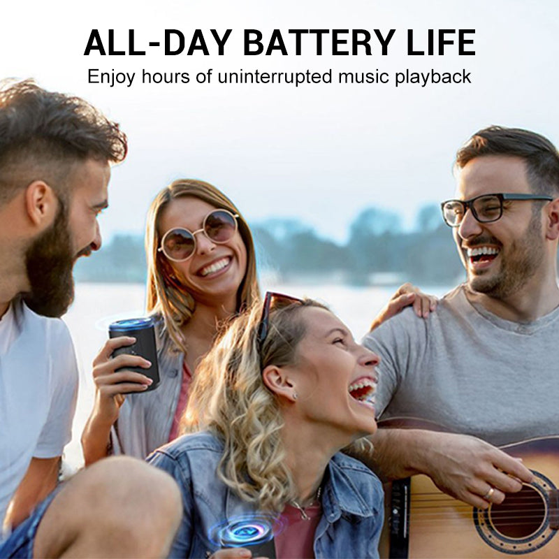 🎵 Hordozható, vízálló Bluetooth hangszóró