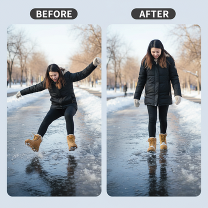 Univerzális 5 fogú jégkapcsok cipőkhöz és csizmákhoz