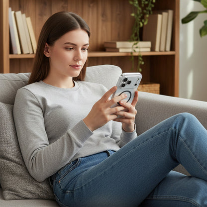 📱Mágneses fémtok iPhone 17 / 17 Pro / 17 Pro Max készülékhez