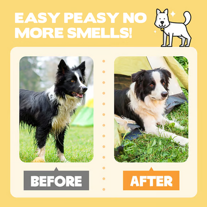 🐶Öblítésmentes kisállattisztító szagtalanító kesztyűk