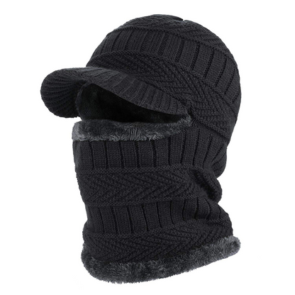 ❄️🧢 3 az 1-ben téli balaclava napellenzővel – Meleg hővédő kapucni, védi a fejet, nyakat és arcot a hidegtől, széltől és hótól✨
