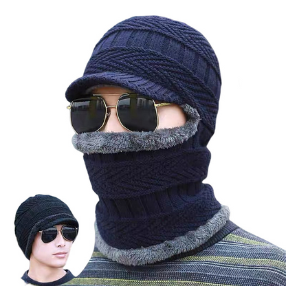 ❄️🧢 3 az 1-ben téli balaclava napellenzővel – Meleg hővédő kapucni, védi a fejet, nyakat és arcot a hidegtől, széltől és hótól✨