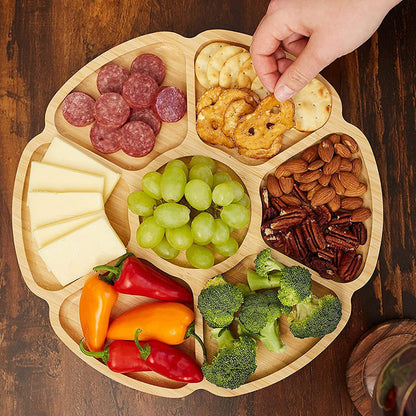 Levehető, osztott snack tálalótálca