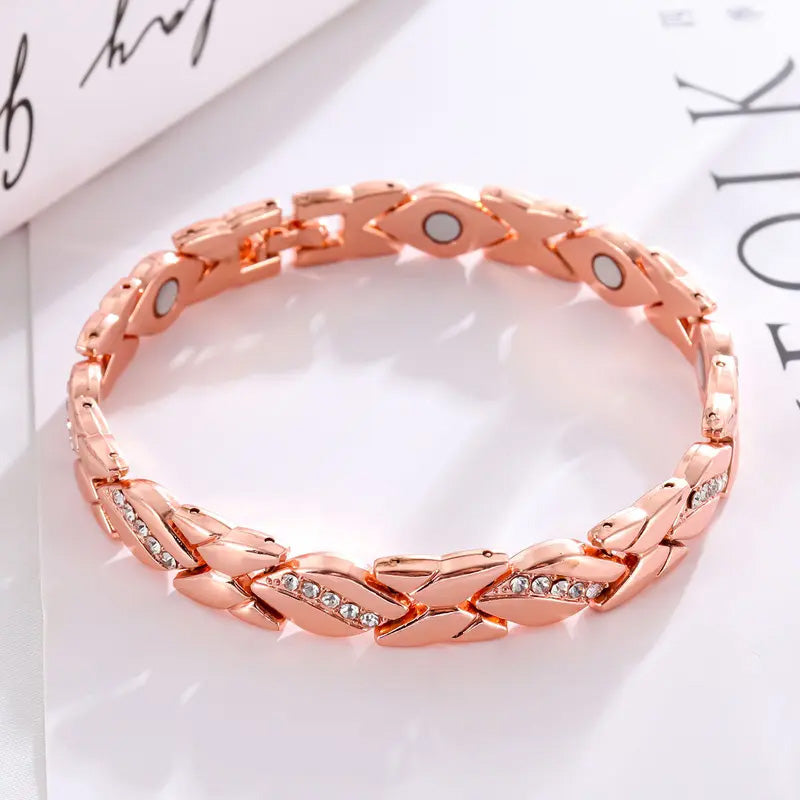 ✨ Elegáns mágneses karkötők nőknek – pihenés a csuklóknak, divatos design és állítható méret 🧲