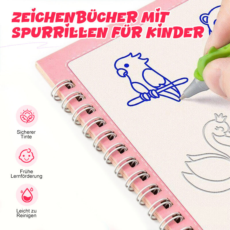 ✏️ Vájatokkal ellátott rajzolókönyvek gyerekeknek 👶🎨