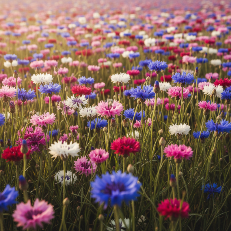 🌼 Egész évben virágzó búzavirágmagok - egy igazi növény 🏡✨