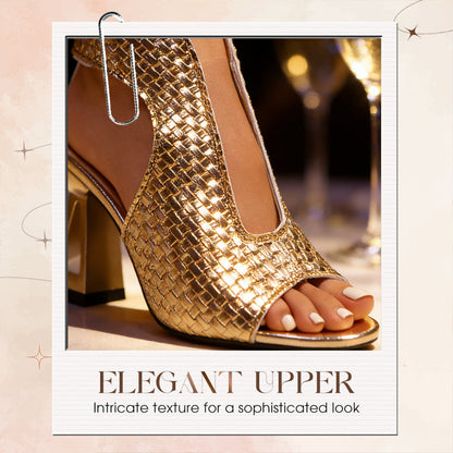 👡 Elegáns női magas sarkú szandál nyitott orrú - Karcsú szárak, kényelmes lépés 🏖️👠