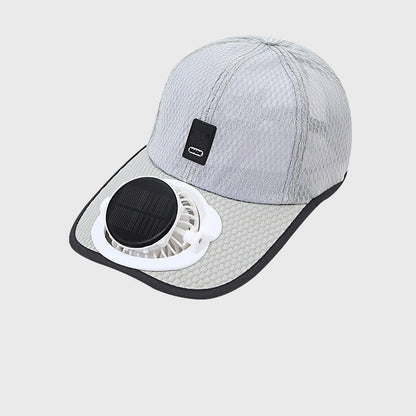 🔥Lélegző baseball sapka napelemes ventilátorral