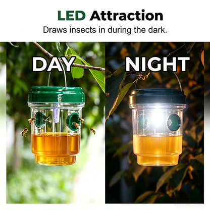 🐝Napenergiával működő függő darázscsapda