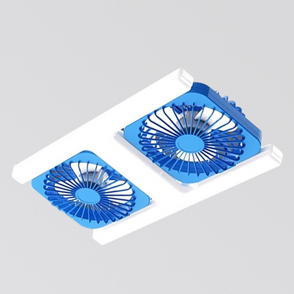 Modern 2 az 1-ben LED-es mennyezeti ventilátor-lámpa – távirányítóval ❄️💡🌀🏠