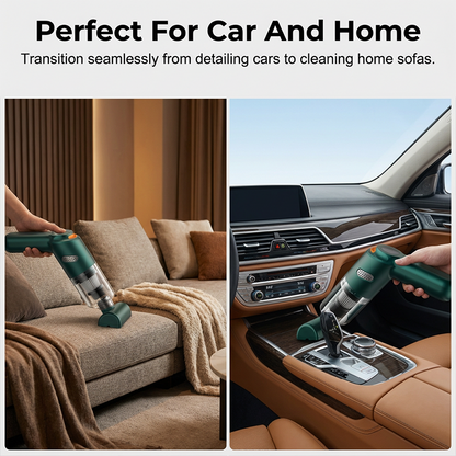 🚗✨ Nagy teljesítményű vezeték nélküli autós porszívó készlet 🛋️