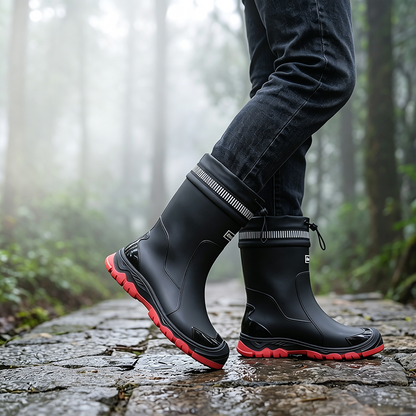 Vízálló, félvádrávégig érő esőcsizma férfiaknak és nőknek🌧️👢