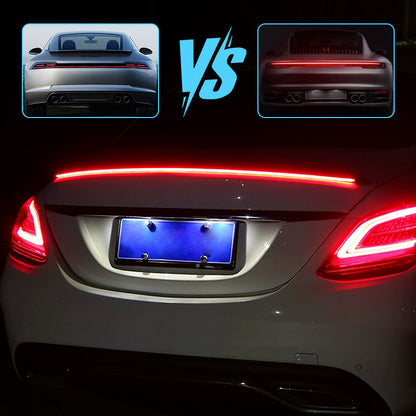 💡 Többfunkciós LED-es hátsó kapu fénysorompó – Biztonsági világítás, 12V, univerzális 🚗✨