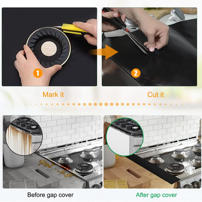 🔥🍳Újrafelhasználható védőburkolatok gáztűzhelyek égőihez