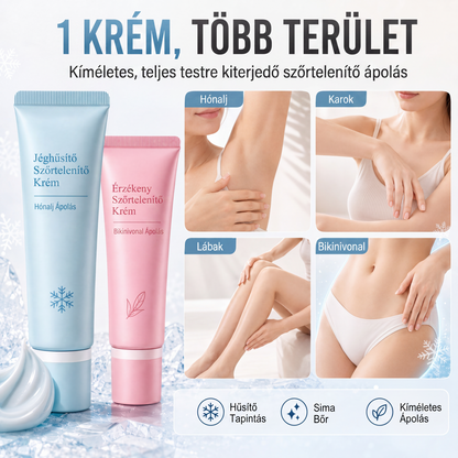 🧴🌸 Kíméletes szőrtelenítő krém – néhány perc alatt bársonyosan sima bőr!✨