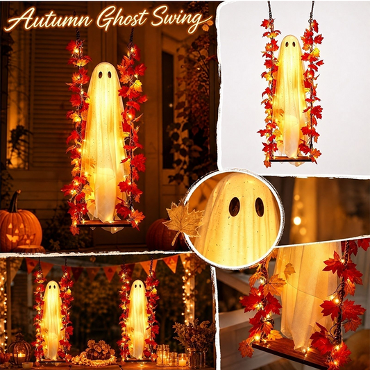 🎃👻 LED-es halloweeni szellemdísz 🍁