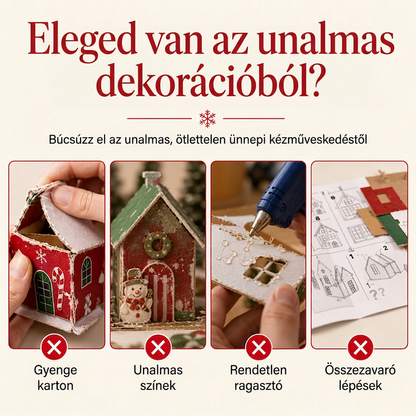 👨‍👩‍👧‍👦50% kedvezmény🎄 3D gyöngyös karácsonyi díszkészlet✨