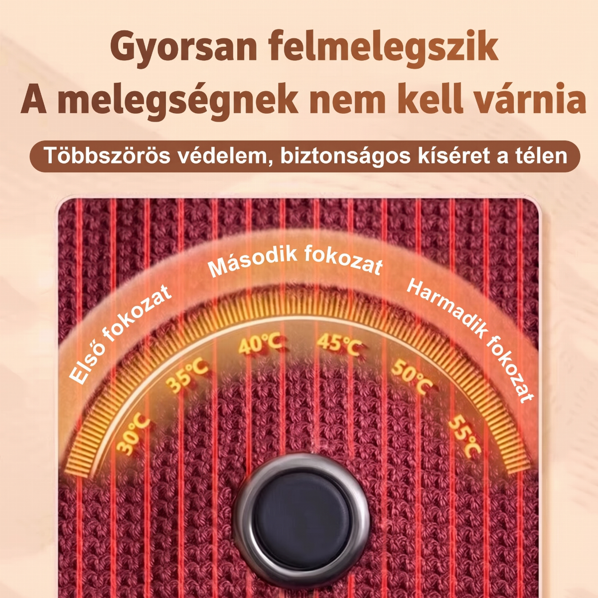 🔥Időkorlátozott akció — 50% KEDVEZMÉNY! ❄️ Maradj Meleg Egész Télen — Hordozható Elektromos Fűthető Takaró Kendő